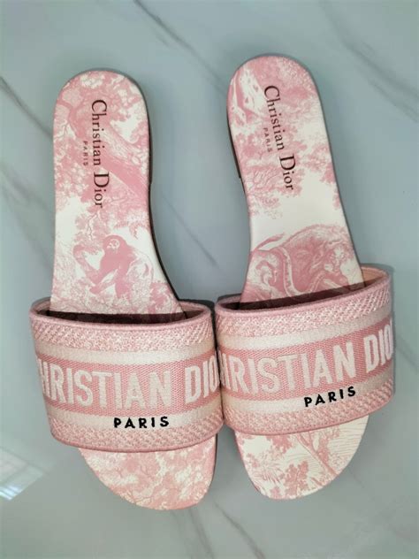 dior sandal pink|christian dior wedges.